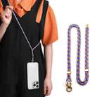 SULADA Multifunctional Universal Mobile Phone Love Lanyard(Orange Blue) - 1