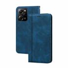 For Xiaomi Redmi Note 12 5G Global/Poco X5 Frosted Business Magnetic Horizontal Flip PU Phone Case(Blue) - 1