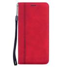 For Xiaomi Poco M4 5G/Poco M5/Redmi Note 11R Frosted Business Magnetic Horizontal Flip PU Phone Case(Red) - 2