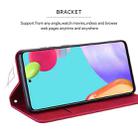 For Xiaomi Poco M4 5G/Poco M5/Redmi Note 11R Frosted Business Magnetic Horizontal Flip PU Phone Case(Red) - 5
