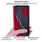 For Xiaomi Poco M4 5G/Poco M5/Redmi Note 11R Frosted Business Magnetic Horizontal Flip PU Phone Case(Red) - 6