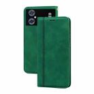 For Xiaomi Poco M4 5G/Poco M5/Redmi Note 11R Frosted Business Magnetic Horizontal Flip PU Phone Case(Green) - 1