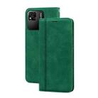 For Xiaomi Redmi 10A 4G Frosted Business Magnetic Horizontal Flip PU Phone Case(Green) - 1
