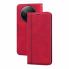 For Xiaomi Redmi A3 Frosted Business Magnetic Horizontal Flip PU Phone Case(Red) - 1