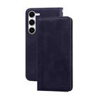 For Samsung Galaxy S23 5G Frosted Business Magnetic Horizontal Flip PU Phone Case(Black) - 1