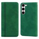 For Samsung Galaxy S24 Frosted Business Magnetic Horizontal Flip PU Phone Case(Green) - 1