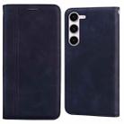 For Samsung Galaxy S24+ Frosted Business Magnetic Horizontal Flip PU Phone Case(Black) - 1