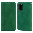 For Samsung Galaxy A03s Frosted Business Magnetic Horizontal Flip PU Phone Case(Green) - 1