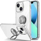 For iPhone 13 Ring Holder TPU Phone Case(Transparent) - 1