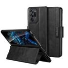 For OPPO Find N SULADA All-inclusive Magnetic Snap Flip Leather Phone Case(Black) - 1