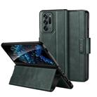 For OPPO Find N SULADA All-inclusive Magnetic Snap Flip Leather Phone Case(Green) - 1