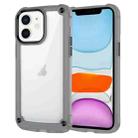 For iPhone 11 Skin Feel TPU + PC Phone Case(Transparent Black) - 1