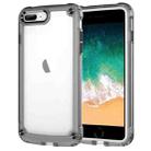 For iPhone 8 Plus / 7 Plus Skin Feel TPU + PC Phone Case(Transparent Black) - 1