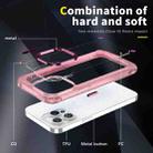 For iPhone 16 Pro Max Skin Feel TPU + PC Phone Case(Transparent Pink) - 3