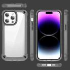 For iPhone 16 Pro Max Skin Feel TPU + PC Phone Case(Transparent Black) - 2