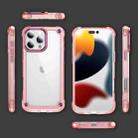 For iPhone 16 Pro Skin Feel TPU + PC Phone Case(Transparent Pink) - 2