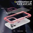 For iPhone 16 Pro Skin Feel TPU + PC Phone Case(Transparent Pink) - 3