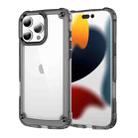 For iPhone 16 Pro Skin Feel TPU + PC Phone Case(Transparent Black) - 1