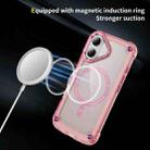 For iPhone 16 Plus Skin Feel TPU + PC Phone Case(Transparent Pink) - 3