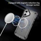 For iPhone 16 Plus Skin Feel TPU + PC Phone Case(Transparent Black) - 3