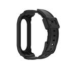 For Xiaomi Mi Band 7 / 6 / 5 Integrated TPU Watch Band(Black) - 2
