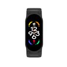 For Xiaomi Mi Band 7 / 6 / 5 Integrated TPU Watch Band(Black) - 3