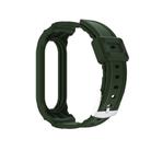 For Xiaomi Mi Band 7 / 6 / 5 Integrated TPU Watch Band(Army Green) - 2