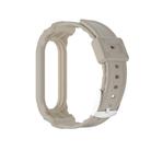 For Xiaomi Mi Band 7 / 6 / 5 Integrated TPU Watch Band(Creamy White) - 2