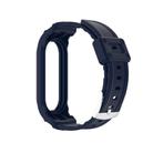 For Xiaomi Mi Band 7 / 6 / 5 Integrated TPU Watch Band(Dark Blue) - 2