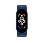 For Xiaomi Mi Band 7 / 6 / 5 Integrated TPU Watch Band(Dark Blue) - 3
