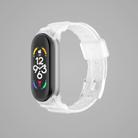 For Xiaomi Mi Band 7 / 6 / 5 Integrated TPU Watch Band(Transparent) - 1