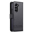 For Samsung Galaxy Z Fold6 5G AZNS Magnetic Calf Texture Flip Leather Phone Case(Black) - 3