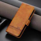 For Samsung Galaxy Z Fold6 5G AZNS Magnetic Calf Texture Flip Leather Phone Case(Light Brown) - 2