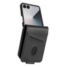 For Samsung Galaxy Z Flip7 5G AZNS Magnetic Calf Texture Flip Leather Phone Case(Black) - 2