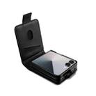 For Samsung Galaxy Z Flip7 5G AZNS Magnetic Calf Texture Flip Leather Phone Case(Black) - 3