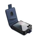 For Samsung Galaxy Z Flip7 5G AZNS Magnetic Calf Texture Flip Leather Phone Case(Dark Blue) - 3