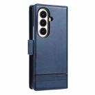 For Samsung Galaxy Z Fold7 5G AZNS Magnetic Calf Texture Flip Leather Phone Case(Dark Blue) - 3