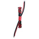 For Xiaomi Mi Band 7 Silicone Bean Braided Cord Nylon Watch Band(Black Red) - 2