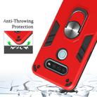 For LG K51 / Q51 2 in 1 Armour Series PC + TPU Protective Case with Ring Holder(Red) - 8
