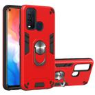 For Vivo Y50 2 in 1 Armour Series PC + TPU Protective Case with Ring Holder(Red) - 1