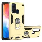 For Vivo Y50 2 in 1 Armour Series PC + TPU Protective Case with Ring Holder(Gold) - 1
