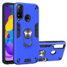 For Huawei Honor Play 4T 2 in 1 Armour Series PC + TPU Protective Case with Ring Holder(Dark Blue) - 1