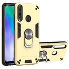 For Huawei Y6P 2 in 1 Armour Series PC + TPU Protective Case with Ring Holder(Gold) - 1