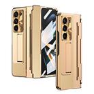 For Samsung Galaxy Z Fold5 5G Integrated Full Coverage Phone Case with Hinge(Gold+Gold) - 1