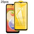 For Samsung Galaxy A05 / A05e 25pcs 9D Full Glue Screen Tempered Glass Film - 1