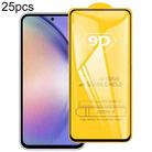 For Samsung Galaxy A55 25pcs 9D Full Glue Screen Tempered Glass Film - 1