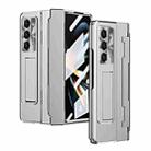 For Samsung Galaxy Z Fold5 5G Integrated Folding Phone Case with Hinge(Silver) - 1