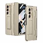 For Samsung Galaxy Z Fold5 5G Integrated Folding Phone Case with Hinge(Champagne Gold) - 1