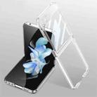 For Samsung Galaxy Z Flip5 GKK Integrated Electroplating Full Coverage Phone Case(Transparent) - 1