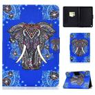 For Amazon Fire Max 11 2023 Colored Drawing Smart Leather Tablet Case(Ethnic Elephant) - 1